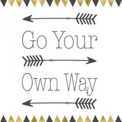 Go Your Own Way Square | Obraz na stenu