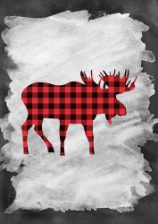 Plaid Moose | Obraz na stenu