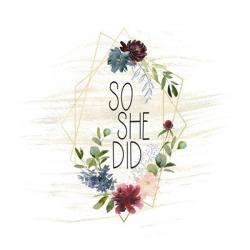 So She Did | Obraz na stenu