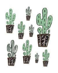Cactus Collage | Obraz na stenu