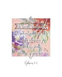 Ephesians 4-2 Box Floral | Obraz na stenu