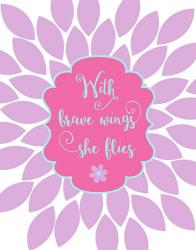 Bird Floral Quote | Obraz na stenu