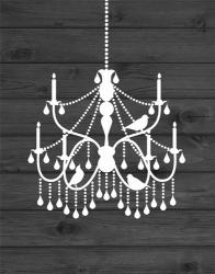 Chandelier Bird II | Obraz na stenu