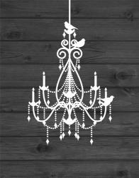 Chandelier Bird III | Obraz na stenu