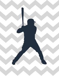 Baseball Chevron | Obraz na stenu
