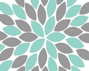 Teal Foliage Floral II | Obraz na stenu