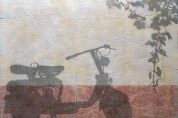 Old Moterbike Shadow | Obraz na stenu