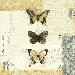 Golden Bees n Butterflies No. 2 | Obraz na stenu