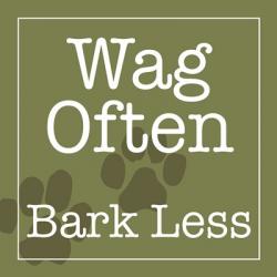 Wag Often Bark Less | Obraz na stenu