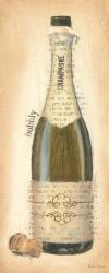 Bubbly Champagne Bottle | Obraz na stenu