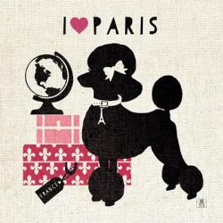 Paris Pooch | Obraz na stenu