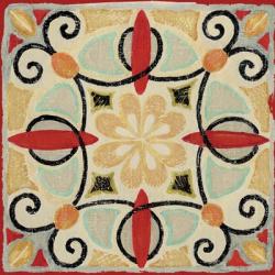 Bohemian Rooster Tile Square II | Obraz na stenu