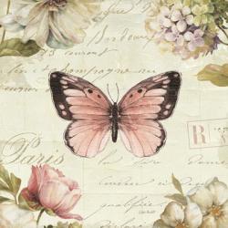 Marche de Fleurs Butterfly I | Obraz na stenu