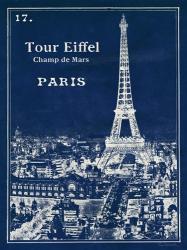 Blueprint Eiffel Tower | Obraz na stenu