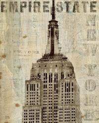 Vintage NY Empire State Building | Obraz na stenu