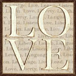 L is for Love | Obraz na stenu