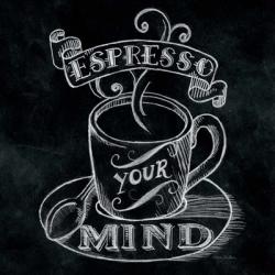 Espresso Your Mind  No Border Square | Obraz na stenu