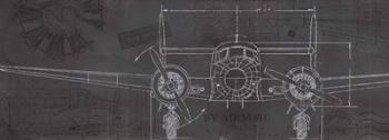 Plane Blueprint IV | Obraz na stenu