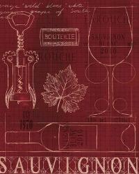 Wine Blueprint IV | Obraz na stenu
