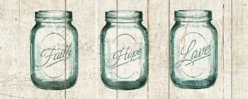 Flea Market Mason Jars Panel I v.2 | Obraz na stenu