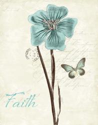 Slated Blue III Faith | Obraz na stenu