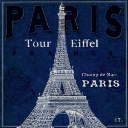 Blueprint Tour Eiffel | Obraz na stenu