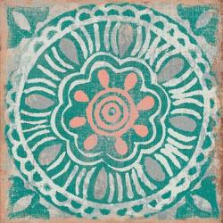 Ocean Tale Tile VI Coral | Obraz na stenu
