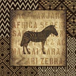 African Wild Zebra Border | Obraz na stenu