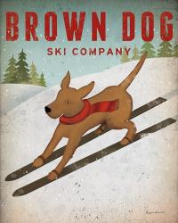 Brown Dog Ski Co | Obraz na stenu
