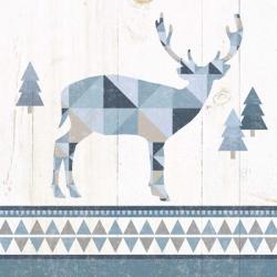 Nordic Geo Lodge Deer I | Obraz na stenu