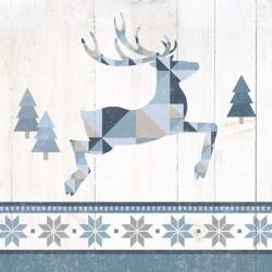 Nordic Geo Lodge Deer III | Obraz na stenu