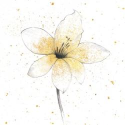 Gilded Graphite Floral II | Obraz na stenu