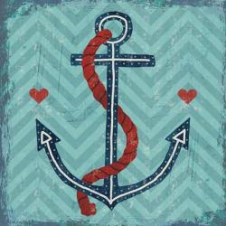 Nautical Love Anchor | Obraz na stenu