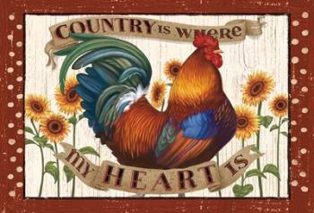 Country Heart I Dots | Obraz na stenu