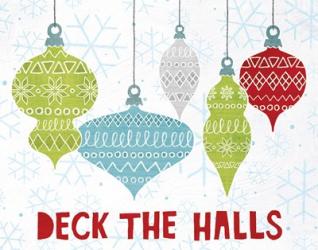 Deck the Halls Red | Obraz na stenu