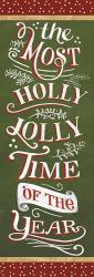 Santas List Holly Jolly | Obraz na stenu