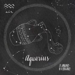 Night Sky Aquarius | Obraz na stenu