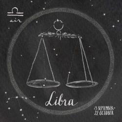 Night Sky Libra | Obraz na stenu