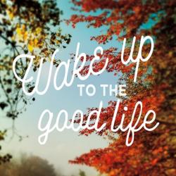 Wake Up to the Good Life | Obraz na stenu