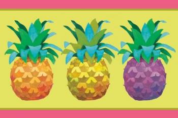 Island Time Pineapples | Obraz na stenu