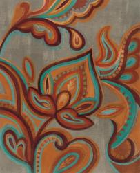 Bohemian Paisley II Turquoise Neutral | Obraz na stenu