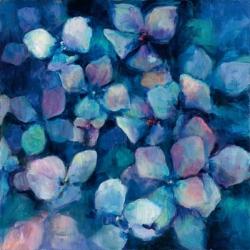 Midnight Blue Hydrangeas | Obraz na stenu