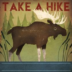 Take a Hike Moose | Obraz na stenu