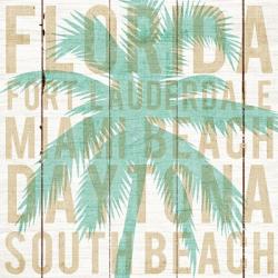Bon Voyage Florida Palm | Obraz na stenu