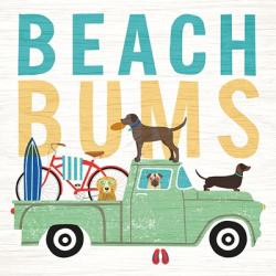 Beach Bums Truck I Square | Obraz na stenu