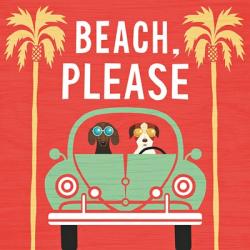 Beach Bums Beetle I Square | Obraz na stenu