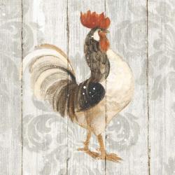 Farm Friend I on Barn Board | Obraz na stenu