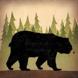 Take a Hike Bear no Words | Obraz na stenu