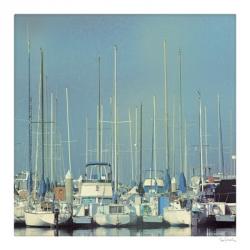 Harbor Boats Blue Sky | Obraz na stenu