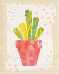 Collage Cactus VI on Graph Paper | Obraz na stenu